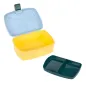 Preview: Lässig Brotdose - Lunchbox Smileyworld blau