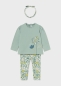 Preview: Mayoral - 3-tlg. Set: Langarmshirt/Leggings/Haarband