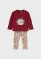 Preview: Mayoral - Set: Langarmshirt rot/Leggings