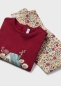 Preview: Mayoral - Set: Langarmshirt rot/Leggings