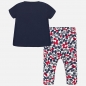 Preview: Mayoral - Set T-Shirt Bärchen & Legging gemustert