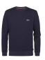 Preview: Petrol- Sweatshirt Struktur royal navy