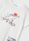 Preview: Mayoral - T-Shirt Flugzeug weiß/rot