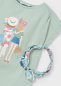 Preview: Mayoral - 2-tlg. Set: T-Shirt mit Haarband/jade