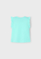 Preview: Mayoral - T-Shirt Lochmuster türkis