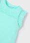 Preview: Mayoral - T-Shirt Lochmuster türkis