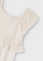 Preview: Mayoral - Jumpsuit Häkeldetails/creme