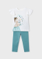 Preview: Mayoral - Set T-Shirt Blumenmädchen und Leggings