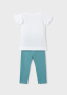 Preview: Mayoral - Set T-Shirt Blumenmädchen und Leggings