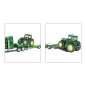 Preview: Siku 1837 Tieflader mit John Deere Traktoren 1:87