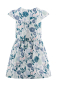 Preview: Happy Girls - Kleid Blumen blau/ecru