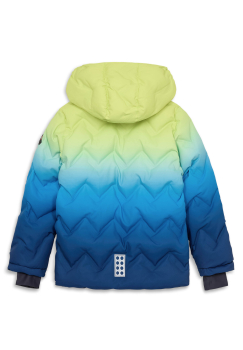 Preview: LegoWear - Winterjacke Farbverlauf blau/neongelb LWJESTED 709