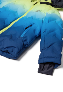 Preview: LegoWear - Winterjacke Farbverlauf blau/neongelb LWJESTED 709