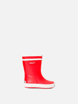 AIGLE Gummistiefel Naturkautschuk BabyFlac ROUGE/BLANC