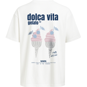Grunt - T-Shirt "GRAIve Cone" Eiscreme white