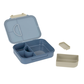 Preview: Lässig - Brotdose Bento Lunchbox - Pattern Party blau