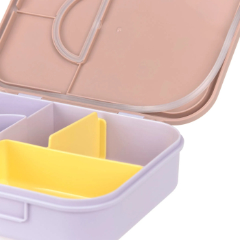 Preview: Lässig - Brotdose Bento Lunchbox - Pattern Party rose