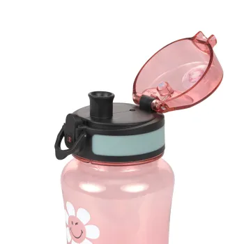 Preview: Lässig Trinkflasche - Smileyworld rosa