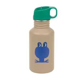 Lässig Trinkflasche - Edelstahl Happy Trails - Frosch