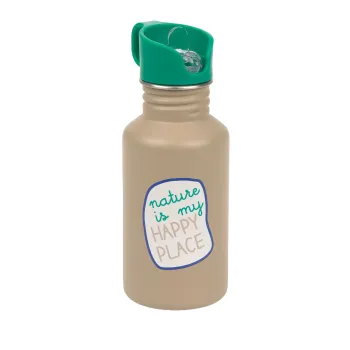 Lässig Trinkflasche - Edelstahl Happy Trails - Frosch