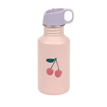 Lässig Trinkflasche - Edelstahl Happy Fruits - Kirsche