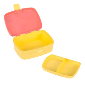 Preview: Lässig Brotdose - Lunchbox Smileyworld rosa