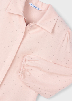 Mayoral Bluse Glitzer/rosa