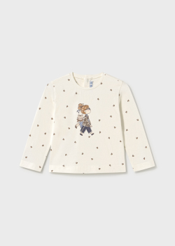 Mayoral - Langarmshirt Blümchen