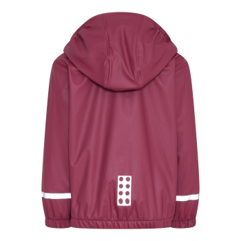 LegoWear - gefütterte Regenjacke bourdeaux