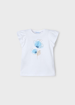 Mayoral - T-Shirt cremeweiß