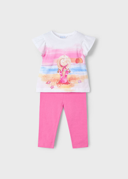 Mayoral - Set T-Shirt Strand und Leggings