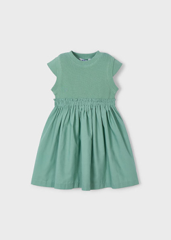 Mayoral - Kleid gerippt Minze