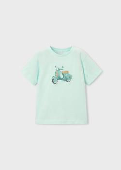 Preview: Mayoral - T-Shirt mit Motorroller-Relief