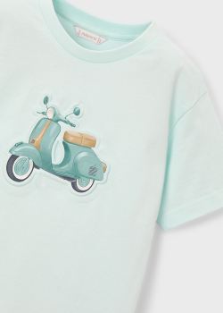 Mayoral - T-Shirt mit Motorroller-Relief