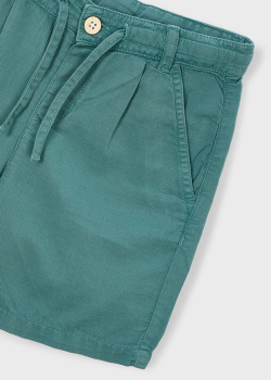 Mayoral - Leinen-Bermudas Shorts Alge