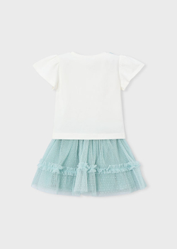 Mayoral -  2-tlg. Set Tüllrock mit T-Shirt