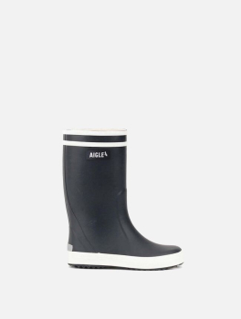 AIGLE Gummistiefel Naturkautschuk LOLLYPOP MARINE/BLANC
