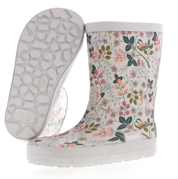 KOEL - Gummistiefel Flowers Green Barefoot