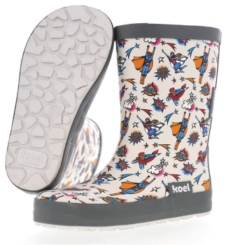 KOEL - Gummistiefel SUPERHEROES Barefoot