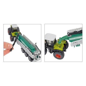 Preview: Siku 1827 Claas Xerion mit Fasswagen 1:87