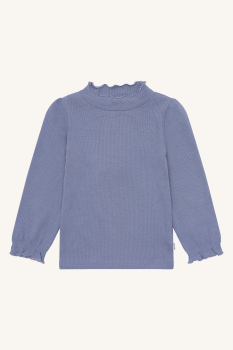 Preview: Hust&Claire -HC Amma - Langarmshirt blau