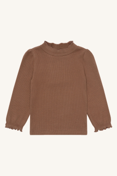 Hust&Claire -HC Amma - Langarmshirt braun