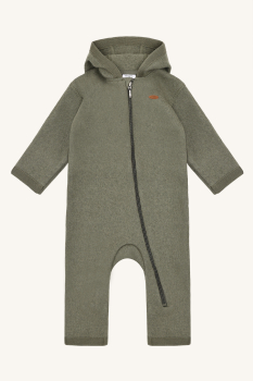 Hust&Claire - Maddy - Wollwalkoverall salbeigrün