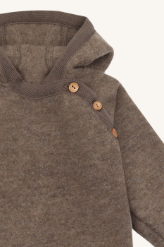 Preview: Hust&Claire - HC Mevi - Wollfleeceoverall beigebraun