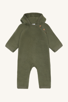 Preview: Hust&Claire - HCMevi -  Wollfleeceoverall salbeigrün