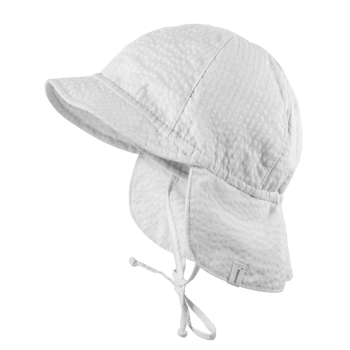Maximo GOTS BABY-Schildmütze weiß