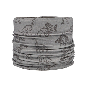 Maximo KIDS-Tube Schlauchschal grau Dinosaurier