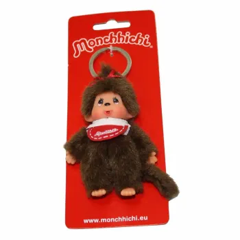 Monchhichi Plüschanhänger rot 10 cm