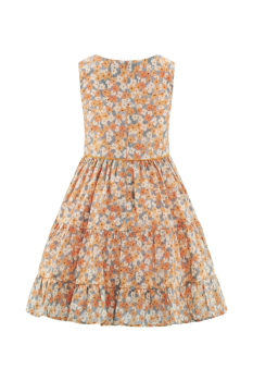 Preview: Happy Girls - Kleid Blümchen apricot