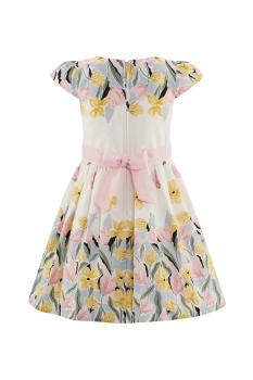 Preview: Happy Girls - Kleid Blüten ecru